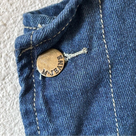 M Jeans Women’s Skirt Overall Medium Blue cottage Core Western Coastal Rodeo - Picture 5 of 10